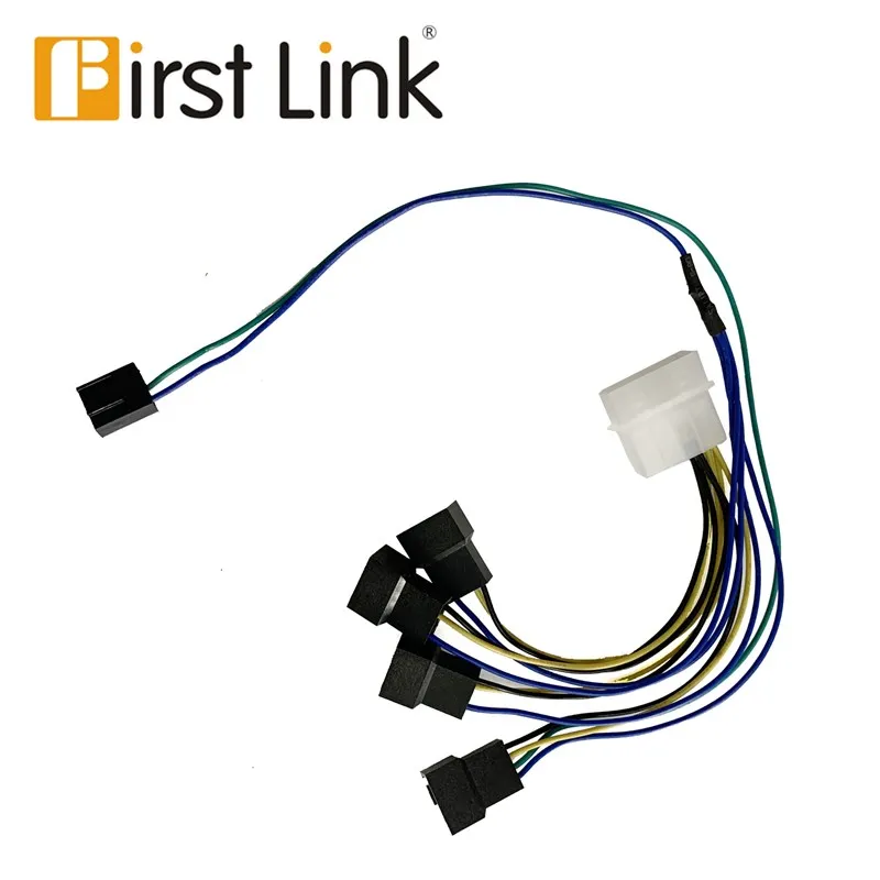 Sleeved PWM Fan Extension Power Splitter Cable,Connector 4 Pin Molex / SATA to 3 4 5 6 4Pin Fan Spliter 4 Motherboard PWM Header
Sleeved PWM Fan Extension Power Splitter Cable,Connector 4 Pin Molex / SATA to 3 4 5 6 4Pin Fan Spliter 4 Motherboard PWM Header