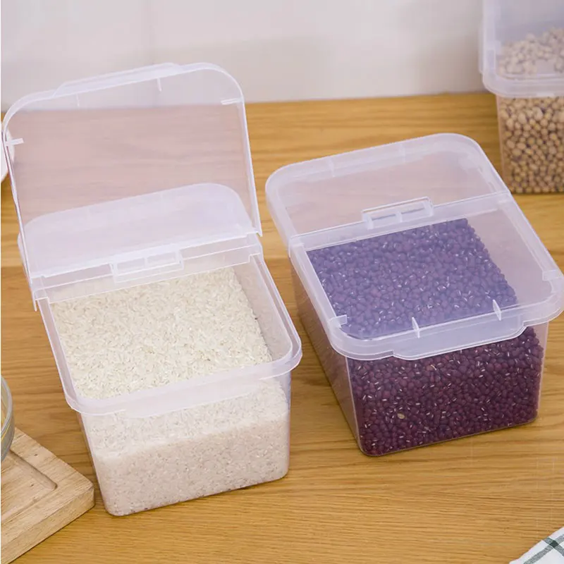 1pc Plastic Flour Storage Box Moisture Proof Cereal Dispenser Candy Snacks Food Rice Seal Container Kitchen Accessories
1pc Plastic Flour Storage Box Moisture Proof Cereal Dispenser Candy Snacks Food Rice Seal Container Kitchen Accessories