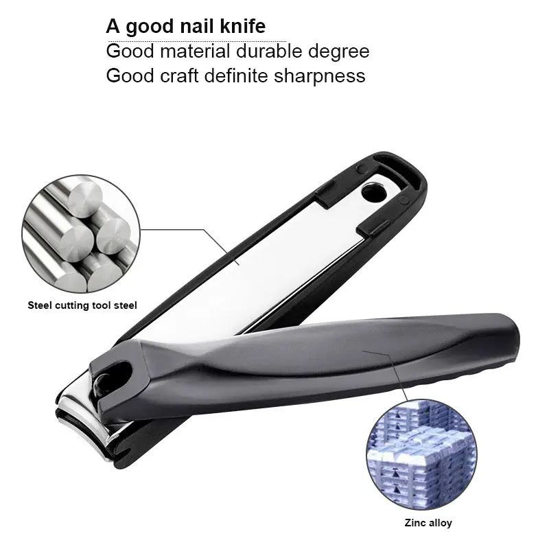Nail Clippers Set Stainless Steel Nail Clippers Single Creative Diagonal Anti-Splash Nail Trimmer With Storage Nail Tools
Nail Clippers Set Stainless Steel Nail Clippers Single Creative Diagonal Anti-Splash Nail Trimmer With Storage Nail Tools