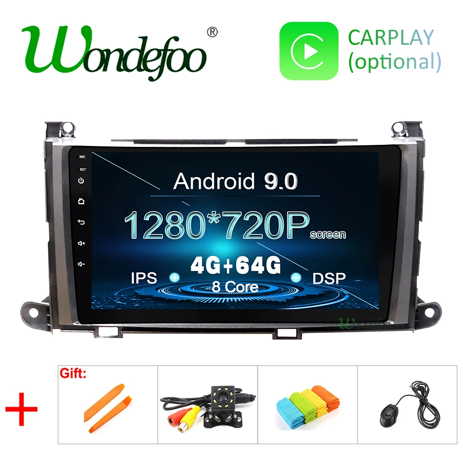 Android 9.0 IPS screen 4G RAM 64G ROM Car GPS for Toyota Sienna navigation stereo touch screen AUDIO receiver NO DVD player
Android 9.0 IPS screen 4G RAM 64G ROM Car GPS for Toyota Sienna navigation stereo touch screen AUDIO receiver NO DVD player