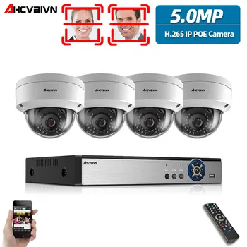 4CH POE 48V NVR System Face Detection Audio Record 5MP NVR Camera Kit Outdoor P2P IR CCTV Surveillance Home Security Video Set
4CH POE 48V NVR System Face Detection Audio Record 5MP NVR Camera Kit Outdoor P2P IR CCTV Surveillance Home Security Video Set