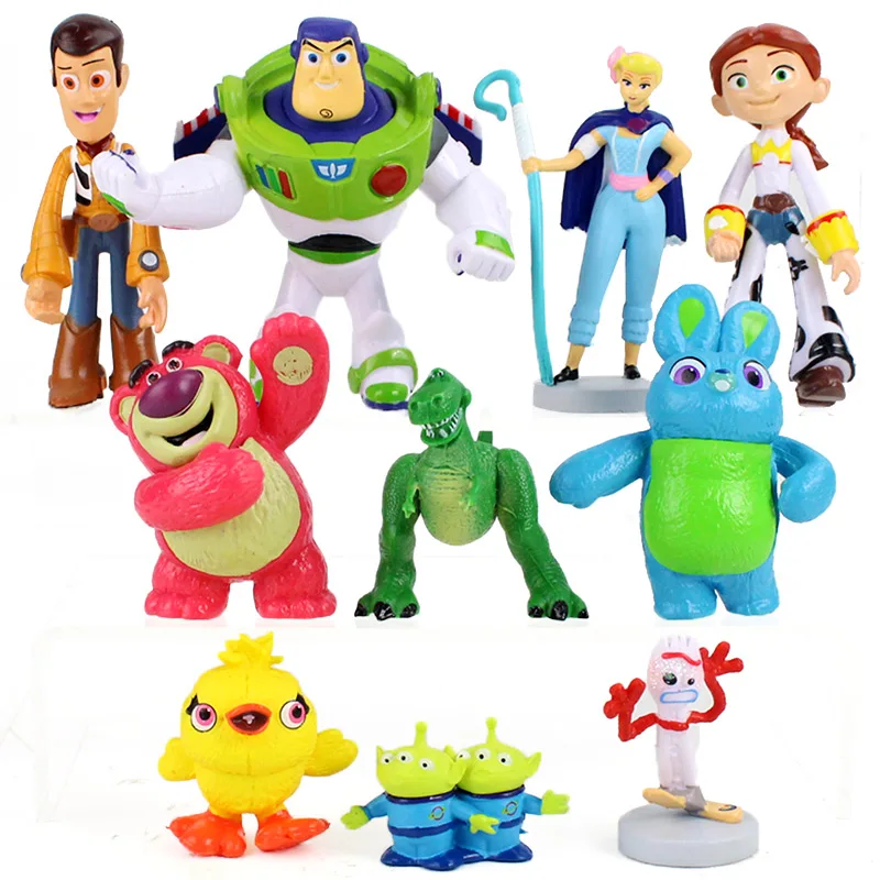 Toy Story 6 Schlüsselanhänger Woody Jessie Lotso Buzz Lightyear Rex Chunk Figur 