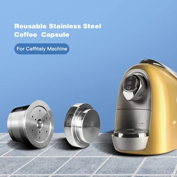 Refillable Coffee Filters For Caffitaly Tchibo Cafissimo ALDI Expressi Reusable Stainless Steel Cafeteira Coffee Pod Tamper
Refillable Coffee Filters For Caffitaly Tchibo Cafissimo ALDI Expressi Reusable Stainless Steel Cafeteira Coffee Pod Tamper