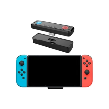 Wireless Audio Transmitter w/APTX Low Latency Compatible For Nintendo Switch & Switch Lite Route Air Switch Bluetooth Adapter
Wireless Audio Transmitter w/APTX Low Latency Compatible For Nintendo Switch & Switch Lite Route Air Switch Bluetooth Adapter