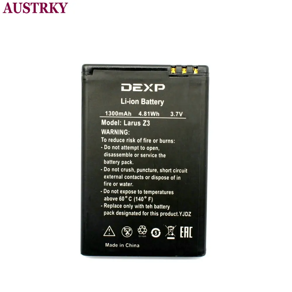 Новый аккумулятор 1300 мАч для DEXP Larus Z3 мобильный телефон в наличии + код