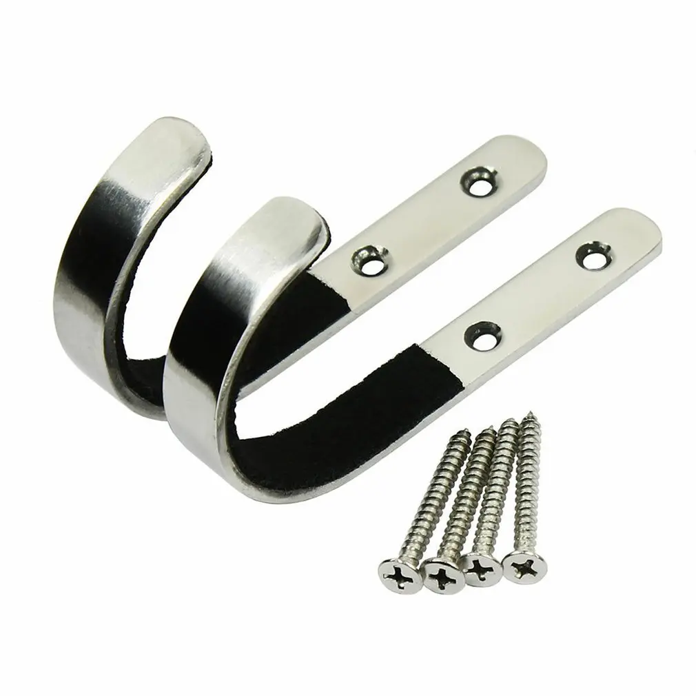 Wall Mounted Storage Rack J-Hook Rifle Shot gun Hangers Set Anti-Scratch New Stainless steel Gun rack Kepping
Wall Mounted Storage Rack J-Hook Rifle Shot gun Hangers Set Anti-Scratch New Stainless steel Gun rack Kepping