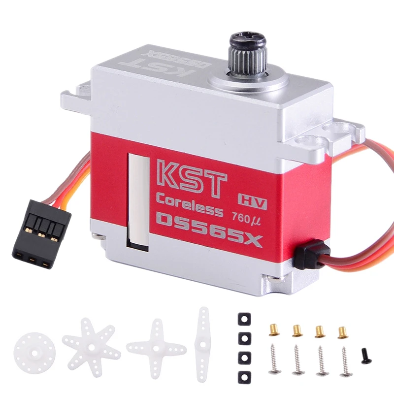 KST DS565X Medium Servo High Voltage Digital Metal Servo Narrow Frequency Swashplate Tail Lock Servo
KST DS565X Medium Servo High Voltage Digital Metal Servo Narrow Frequency Swashplate Tail Lock Servo