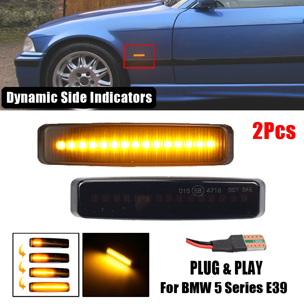 Repeater Light Side Marker Mirror Flashing Light Side Wing Dynamic Turn Signal Blinker For BMW 5 Series E39 (09.1995-06.2003)
Repeater Light Side Marker Mirror Flashing Light Side Wing Dynamic Turn Signal Blinker For BMW 5 Series E39 (09.1995-06.2003)
