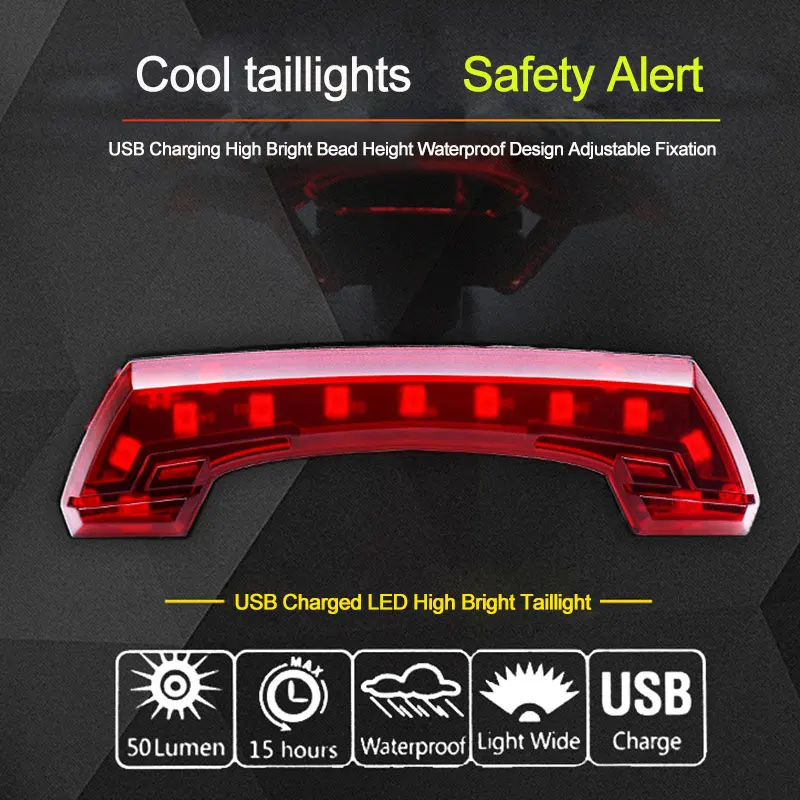 Bike rear Light USB Rechargeable sitting tube LED Waterproof Cycling Warning Cycling light Portable Flash Light Super Bright
Bike rear Light USB Rechargeable sitting tube LED Waterproof Cycling Warning Cycling light Portable Flash Light Super Bright