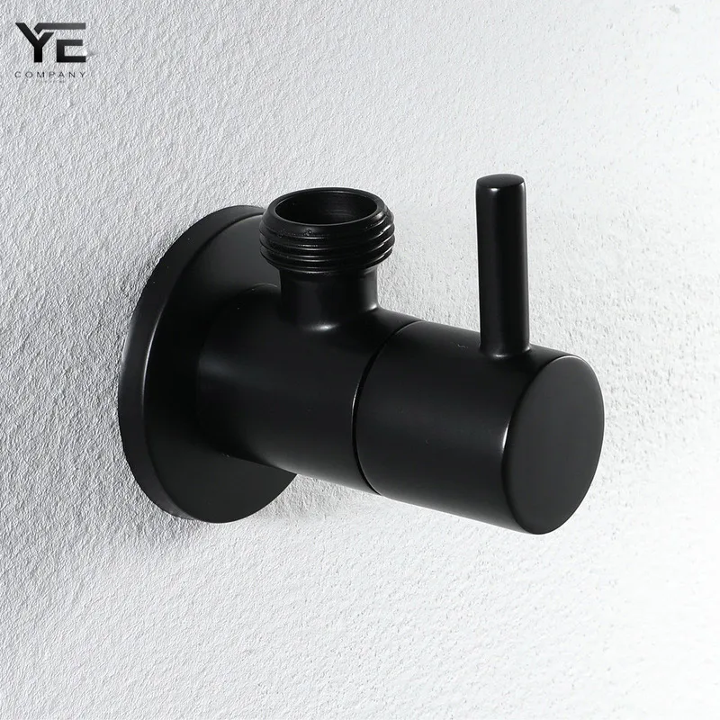 Black Stop Valve Faucet Angle Valve Brass Diverter Toilet Valve Shower Head Connector Solid Brass Attachement on Crane 0015
Black Stop Valve Faucet Angle Valve Brass Diverter Toilet Valve Shower Head Connector Solid Brass Attachement on Crane 0015