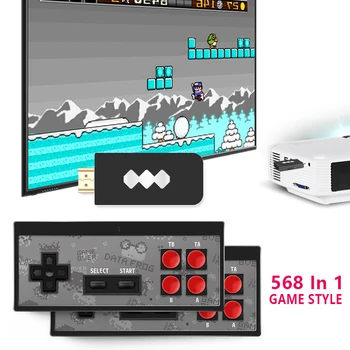 AUN Built-In 500 Games Mini TV Projector Game Console 8 Bit Handheld Gaming Player HDMI Output Video Game Console Toys Gifts
AUN Built-In 500 Games Mini TV Projector Game Console 8 Bit Handheld Gaming Player HDMI Output Video Game Console Toys Gifts