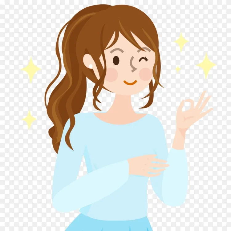 拇指,脸颊,额头,皮肤-女人没事