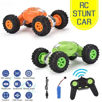 4WD 2.4GHZ 360° Flip Stunt Car RC with Light Twist Remote Control Stunt Car Toy Car Off-Road Twisting Car Toy for Kids Boys
4WD 2.4GHZ 360° Flip Stunt Car RC with Light Twist Remote Control Stunt Car Toy Car Off-Road Twisting Car Toy for Kids Boys