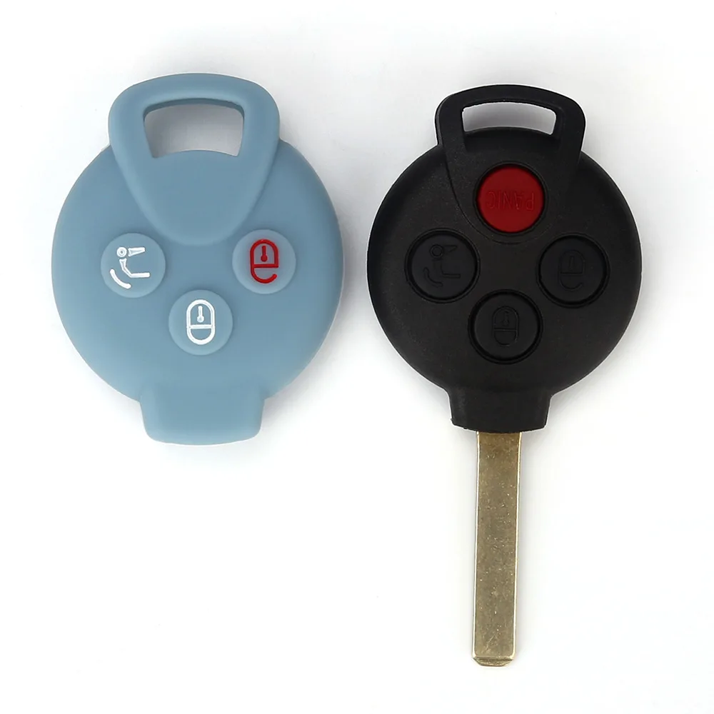 1Pc 3 Buttons Silicone Key Case Shell Fob Cover Fit For Mercedes Benz Smart Fortwo Forfour City Coupe Roadster Silicone key Set
1Pc 3 Buttons Silicone Key Case Shell Fob Cover Fit For Mercedes Benz Smart Fortwo Forfour City Coupe Roadster Silicone key Set
