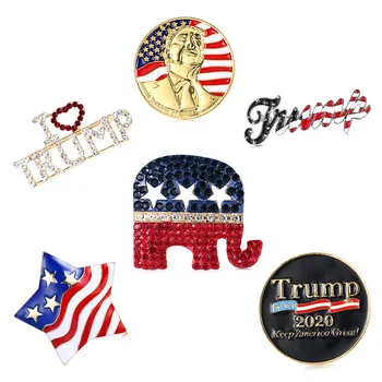 Trump Brooch American Patriotic Republican 2020 Campaign Pin Trump Commemorative Commemorative Badge
Trump Brooch American Patriotic Republican 2020 Campaign Pin Trump Commemorative Commemorative Badge
