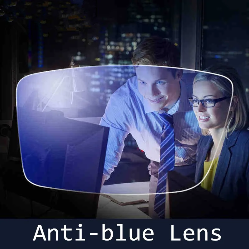 

1.56 1.61 1.67 Index Anti-Blue Lens High Definition Aspherical Prescription Block Harmful Light 2 PCS For A Pair