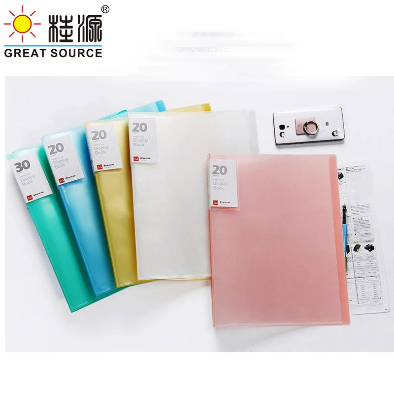 Project Folder A4 PP Presentation Book Display Book 40 Transparent Pockets Fancy Candy Color 1PC
Project Folder A4 PP Presentation Book Display Book 40 Transparent Pockets Fancy Candy Color 1PC