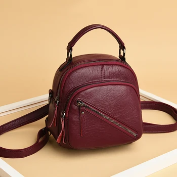 Mini Backpack Vintage Women Leather Shoulder Bag Designer High Quality Multi-Function Small Bagpack Fashion Hand Bags for Girls
Mini Backpack Vintage Women Leather Shoulder Bag Designer High Quality Multi-Function Small Bagpack Fashion Hand Bags for Girls