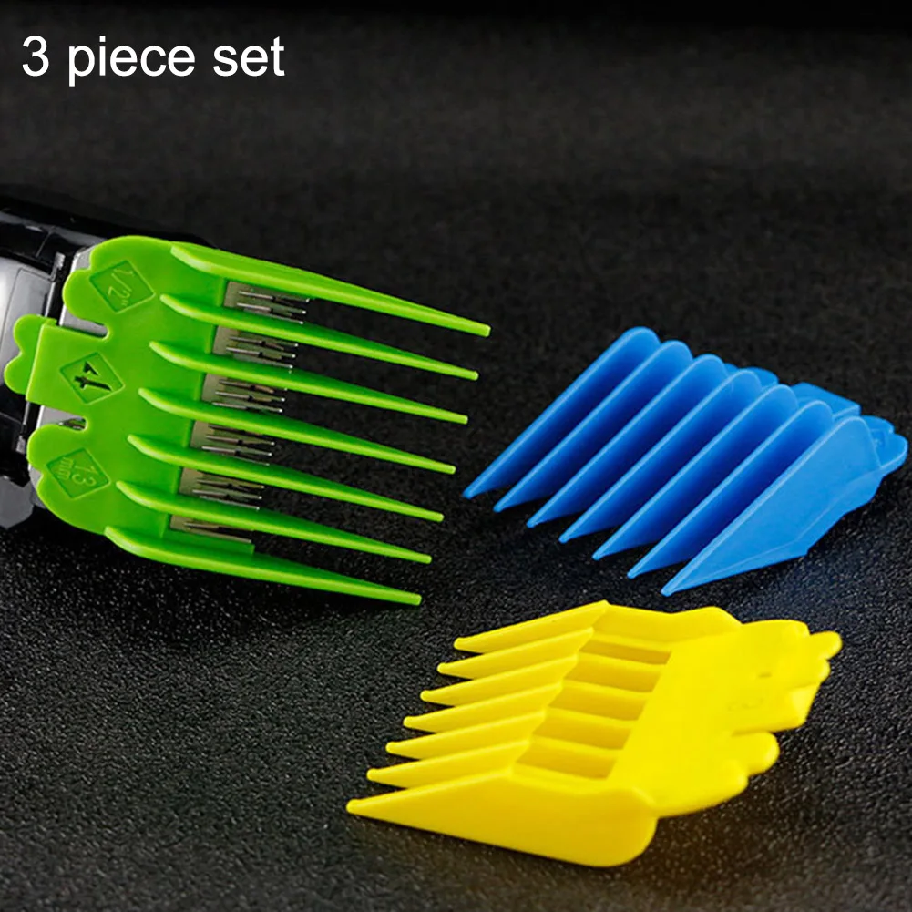 3Pcs/set Portable Electric Clipper Limit Combs for Hair Clipper 10mm 13mm16mm Color Caliper Positioning Comb Hairdressing Tool
3Pcs/set Portable Electric Clipper Limit Combs for Hair Clipper 10mm 13mm16mm Color Caliper Positioning Comb Hairdressing Tool
