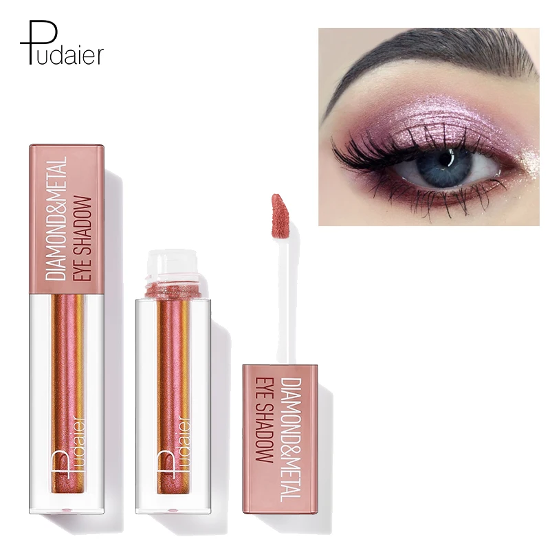 Shimmer Liquid Eyeshadow Eyeliner Gleaming Gold Metal Glitter Diamond Waterproof Long Lasting Shining Eyes Cosmetic Makeup |