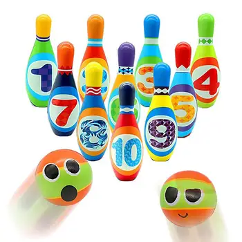 Kids Bowling Set Includes 8 Pins and 2 Balls Perfect Bowling Set with Storage Box Gifts for Children Early Education Outdoor Gam
Kids Bowling Set Includes 8 Pins and 2 Balls Perfect Bowling Set with Storage Box Gifts for Children Early Education Outdoor Gam