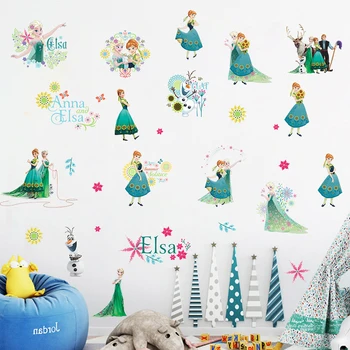 Cartoon Disney Elsa Anna Frozen Princess Garden Wall Stickers For Kids Room Home Decoration Diy Anime Mural Movie Wall Decals
Cartoon Disney Elsa Anna Frozen Princess Garden Wall Stickers For Kids Room Home Decoration Diy Anime Mural Movie Wall Decals