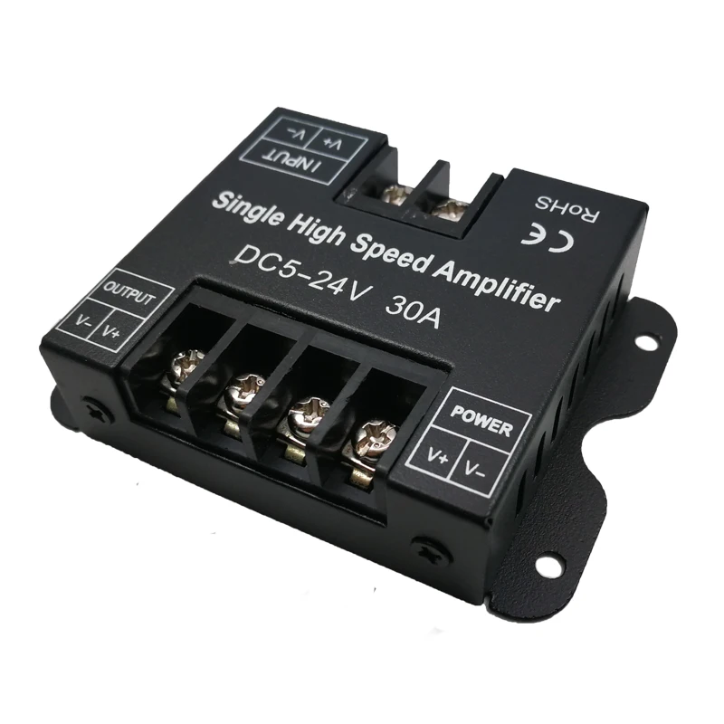 New Led Power Amplifier 30A 1 channel Single Color High speed Signal Power Repeater Big Power amplifier for LED Single Strip Use
New Led Power Amplifier 30A 1 channel Single Color High speed Signal Power Repeater Big Power amplifier for LED Single Strip Use
