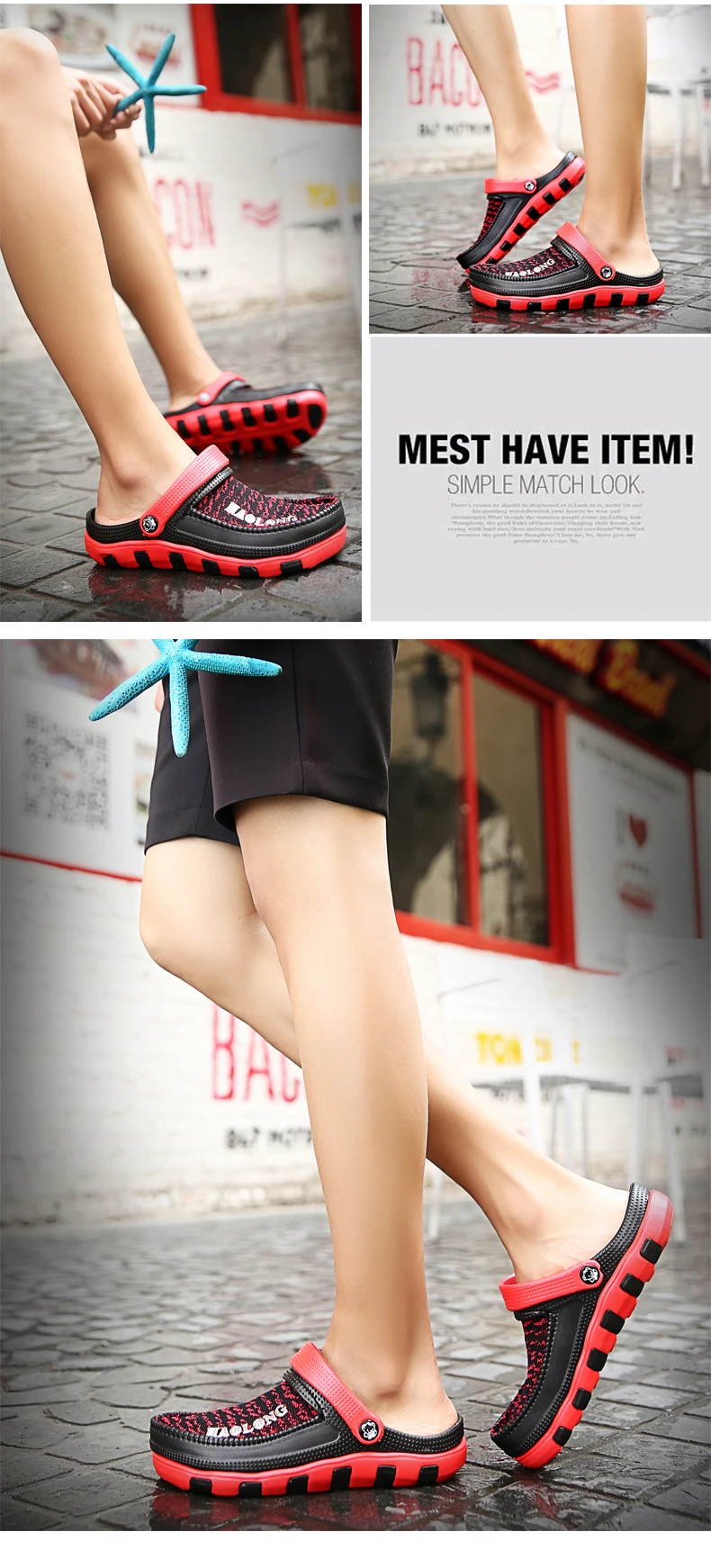 Fly woven breathable slippers men's new spring flat bottom outdoor wading comfortable large fashionable men's sandals Fly woven breathable slippers men's new spring flat bottom outdoor wading comfortable large fashionable men's sandals