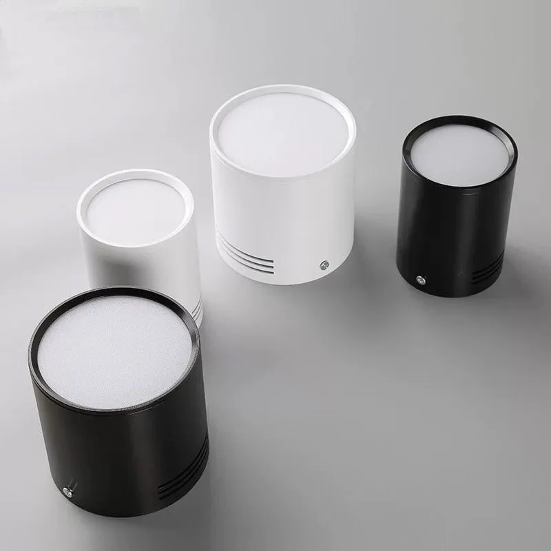 Dimmable LED downlight spotlight ceiling lamp AC220V 110V 5W 7w 9w 12w 15w 18w round ceiling light panel light indoor lighting