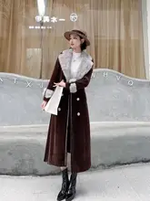 2022 Vintage Faux Fur Collar Thick Trench Overcoat for Women Warm Winter Double Breasted Long Coat of Lady High Street Outwear
2022 Vintage Faux Fur Collar Thick Trench Overcoat for Women Warm Winter Double Breasted Long Coat of Lady High Street Outwear