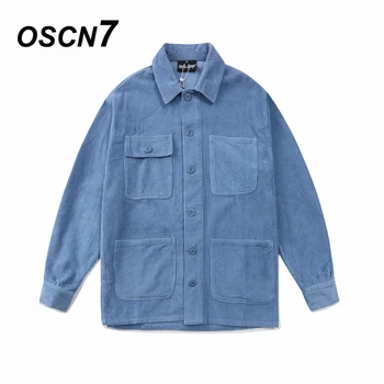 OSCN7 Casual Corduroy Long Sleeve Shirt Men High High Streetwear 2020 Fall Women Shirt Retro Shirts Harujuku Mens Shirt 953
OSCN7 Casual Corduroy Long Sleeve Shirt Men High High Streetwear 2020 Fall Women Shirt Retro Shirts Harujuku Mens Shirt 953