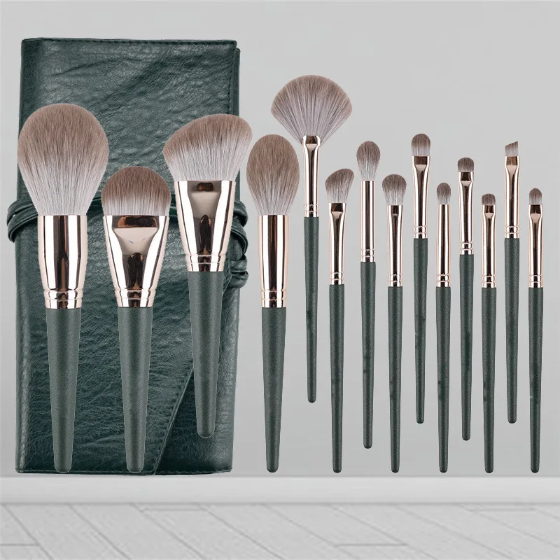 14Pcs Makeup Brush Set Ultra-Soft Beginners Full Set Powder Brush Face Powder Foundation Beauty Utility Brushes Powder Brush
14Pcs Makeup Brush Set Ultra-Soft Beginners Full Set Powder Brush Face Powder Foundation Beauty Utility Brushes Powder Brush