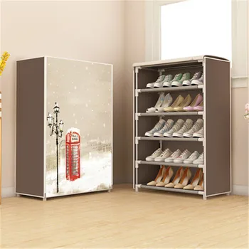 Simple New Zipper Shoe Cabinets For Corridors, Shoe Racks, Household Economical Doorways Shoemaker
Simple New Zipper Shoe Cabinets For Corridors, Shoe Racks, Household Economical Doorways Shoemaker
