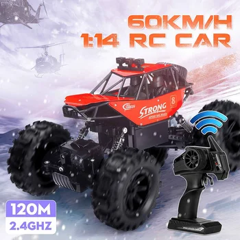 Car High Speed Electric RC 1:14 60Km/h Remote Control Off Road Cars Vehicle 2.4Ghz Crawlers Wireless Electric Monster Truck
Car High Speed Electric RC 1:14 60Km/h Remote Control Off Road Cars Vehicle 2.4Ghz Crawlers Wireless Electric Monster Truck