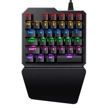 35 Key One-handed Professional Game Keypad for PUBG LOL CS Gamer Wired Keypad with LED Backlight Keyboard j100 V100-2 Keyboard
35 Key One-handed Professional Game Keypad for PUBG LOL CS Gamer Wired Keypad with LED Backlight Keyboard j100 V100-2 Keyboard