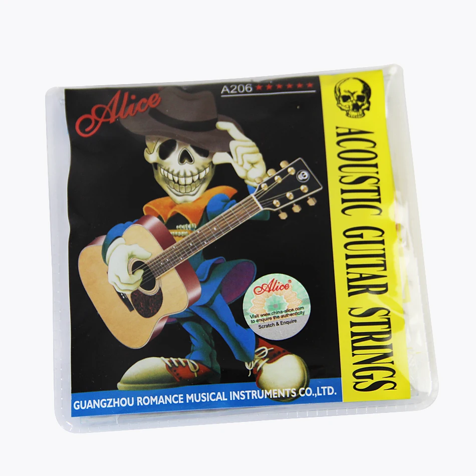 Alice A206 professional classical acoustic guitar string steel wire string set of 6 Imported steel core superior sound quality
Alice A206 professional classical acoustic guitar string steel wire string set of 6 Imported steel core superior sound quality