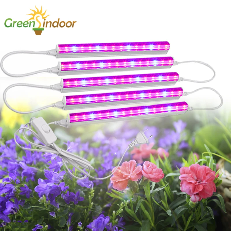 LED Grow Light Bar Tube Fitolamp Full Spectrum Hydroponic System Plant Growing Lamp Seeding Phytolamp For Greenhouse Vegetable
LED Grow Light Bar Tube Fitolamp Full Spectrum Hydroponic System Plant Growing Lamp Seeding Phytolamp For Greenhouse Vegetable