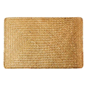 4Pcs Natural Seagrass Place Mat Hand-Woven Rectangular Rattan Placemats Straw Tea Cup Mat Potholder
4Pcs Natural Seagrass Place Mat Hand-Woven Rectangular Rattan Placemats Straw Tea Cup Mat Potholder