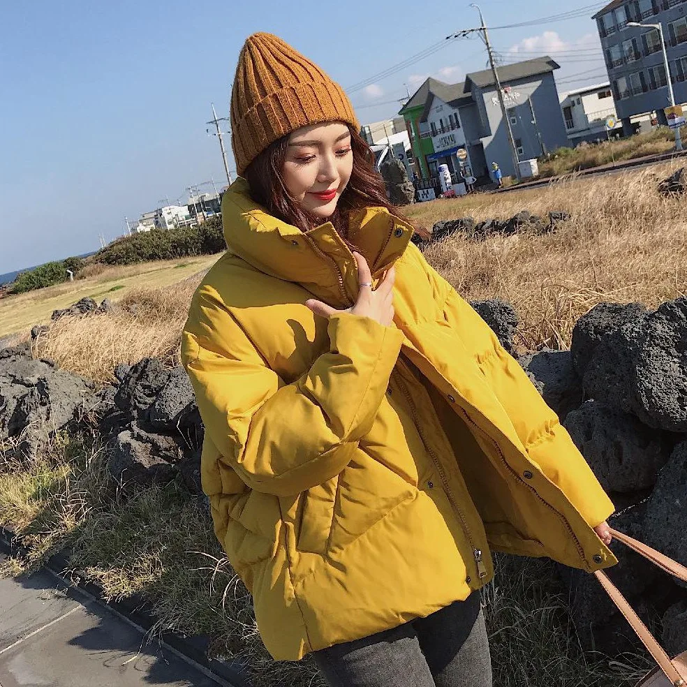 2019 Chic Korean-style New Style Bean Puffy down Coat BF Loose-Fit Versatile Short-height Short Cotton-padded Clothes Women's Wi
2019 Chic Korean-style New Style Bean Puffy down Coat BF Loose-Fit Versatile Short-height Short Cotton-padded Clothes Women's Wi