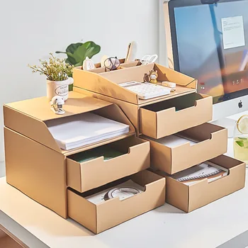 1PC Paper Type Desktop Storage Cabinet Desk File Finishing Box Simple Book Standing File Storage Box Multi Home Storage Drawers
1PC Paper Type Desktop Storage Cabinet Desk File Finishing Box Simple Book Standing File Storage Box Multi Home Storage Drawers