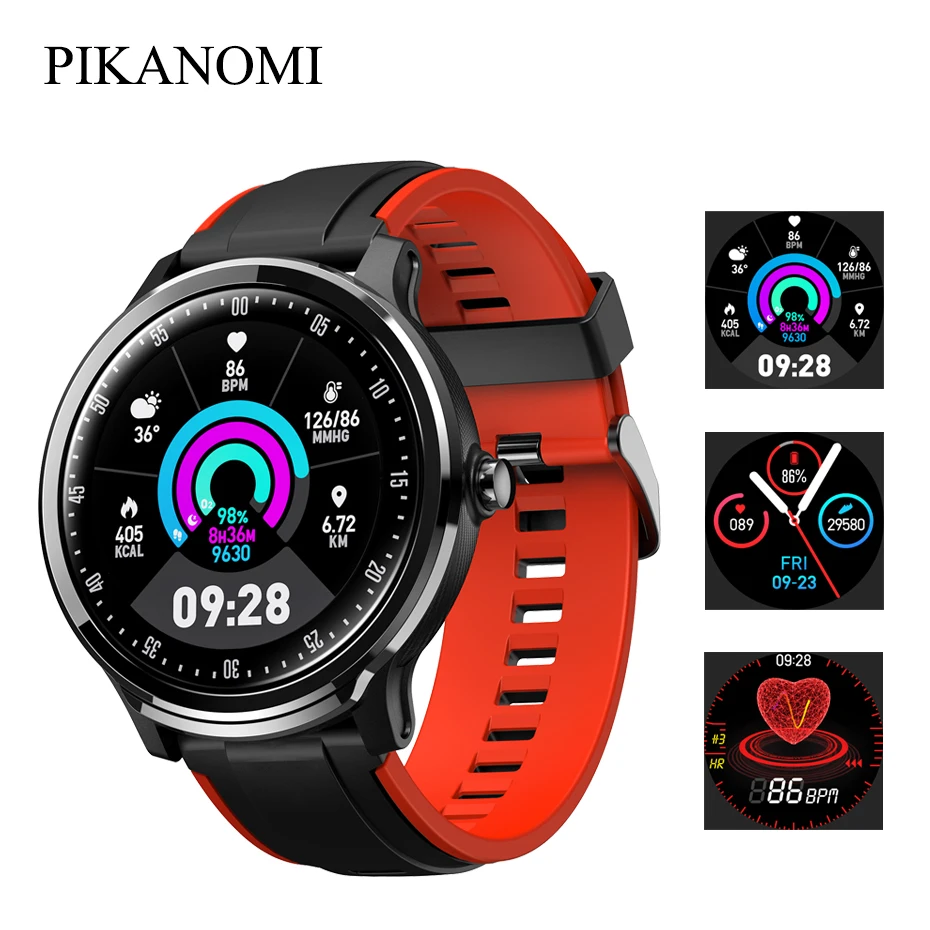 Round Full Touch Smart Watch Waterproof Heart Rate Blood Pressure Monitor Bluetooth Smartwatch GPS Activity Tracker Sport Watch
Round Full Touch Smart Watch Waterproof Heart Rate Blood Pressure Monitor Bluetooth Smartwatch GPS Activity Tracker Sport Watch