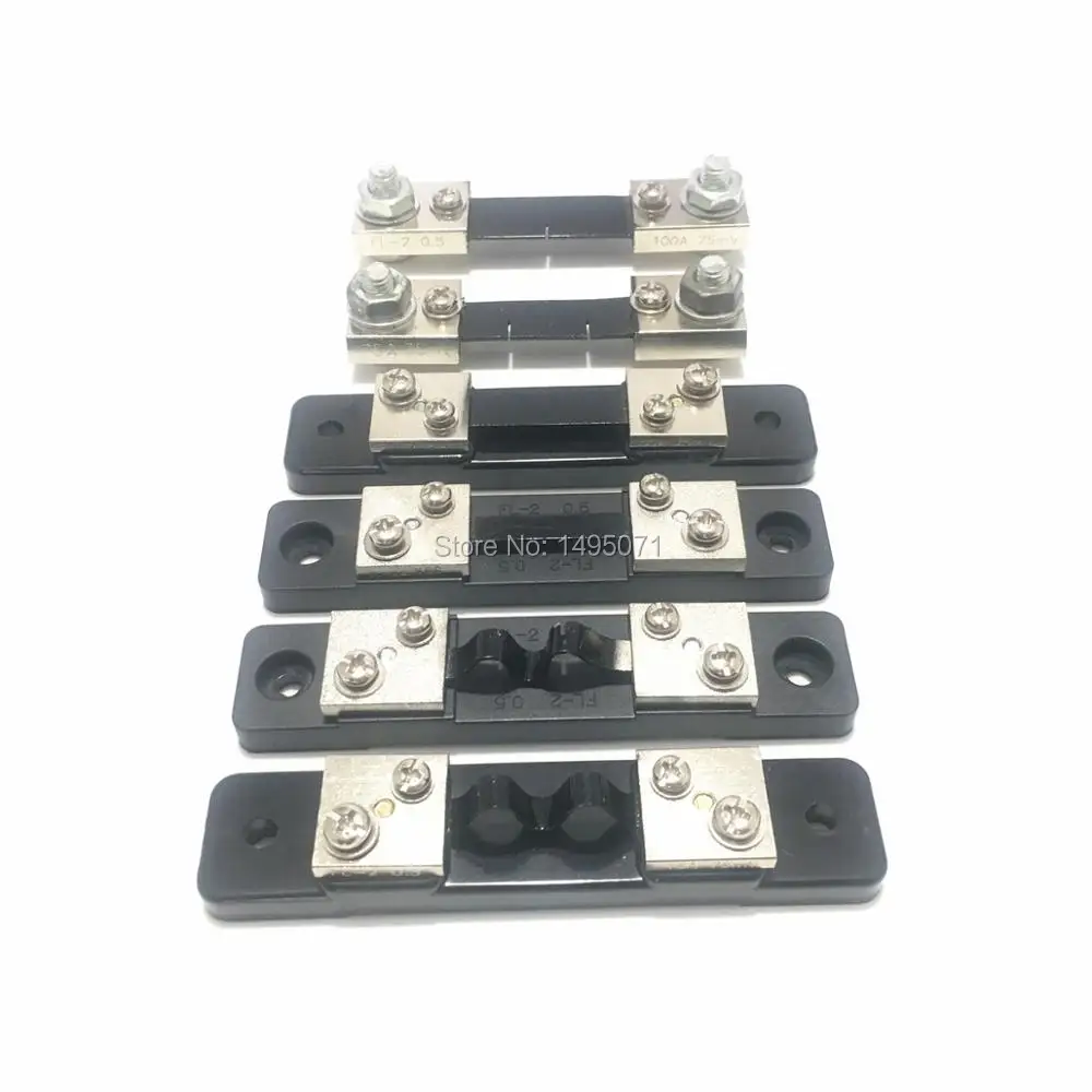 DC Current External Shunt Resistor 15A 20A 30A 50A 75A 100A 75mV FL-2 for Analog Amp Panel Meter Ammeter
DC Current External Shunt Resistor 15A 20A 30A 50A 75A 100A 75mV FL-2 for Analog Amp Panel Meter Ammeter