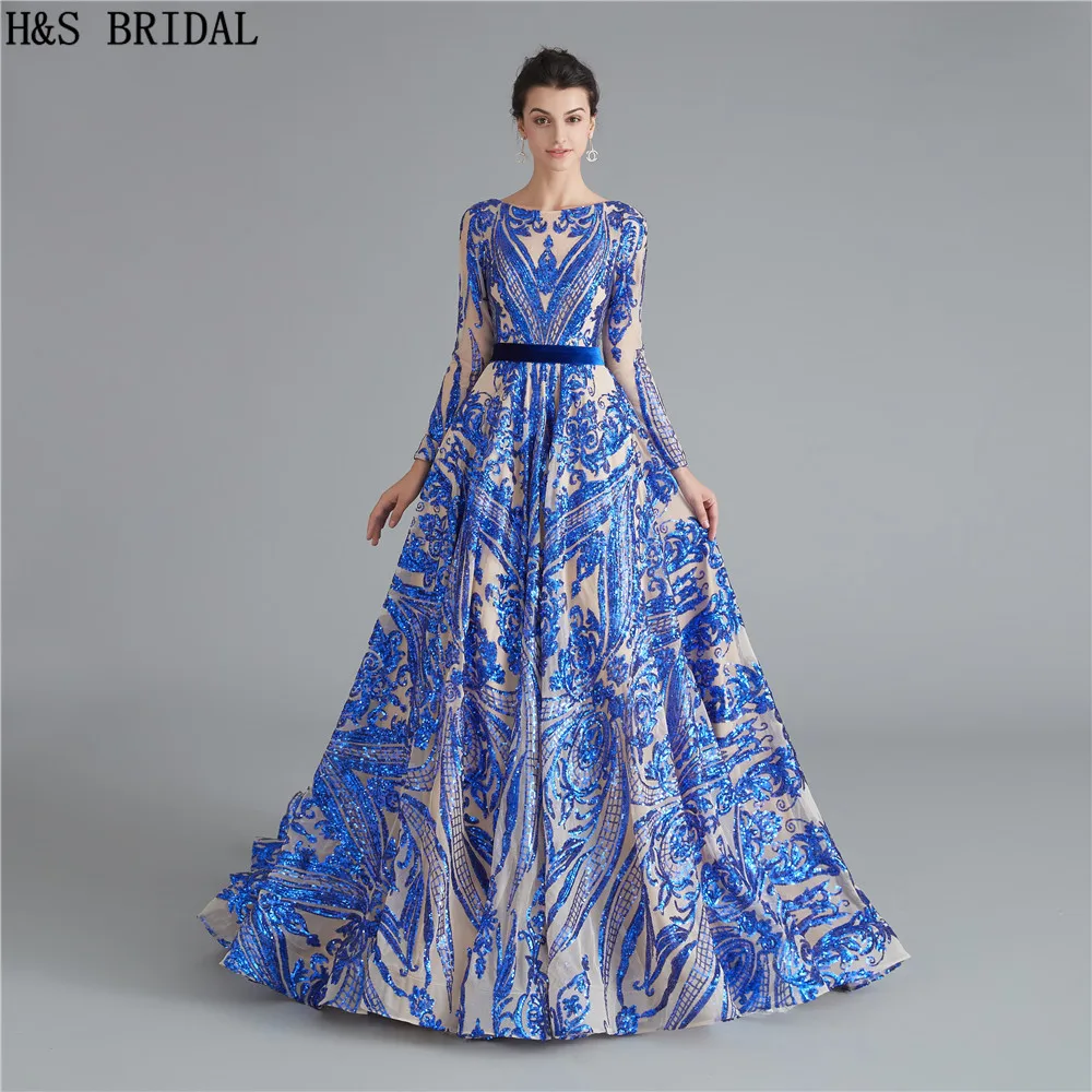 Royal Blue Long Sleeves Prom Dresses Sequins dress prom Backless prom dresses 2019 evening gowns robe de soiree formal dress
Royal Blue Long Sleeves Prom Dresses Sequins dress prom Backless prom dresses 2019 evening gowns robe de soiree formal dress