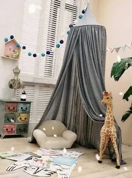 Hanging Kids Baby Bedding Dome Bed Canopy Princess Cotton Mosquito Net Bedcover Curtain for Baby Kids Room Decoration 
Hanging Kids Baby Bedding Dome Bed Canopy Princess Cotton Mosquito Net Bedcover Curtain for Baby Kids Room Decoration