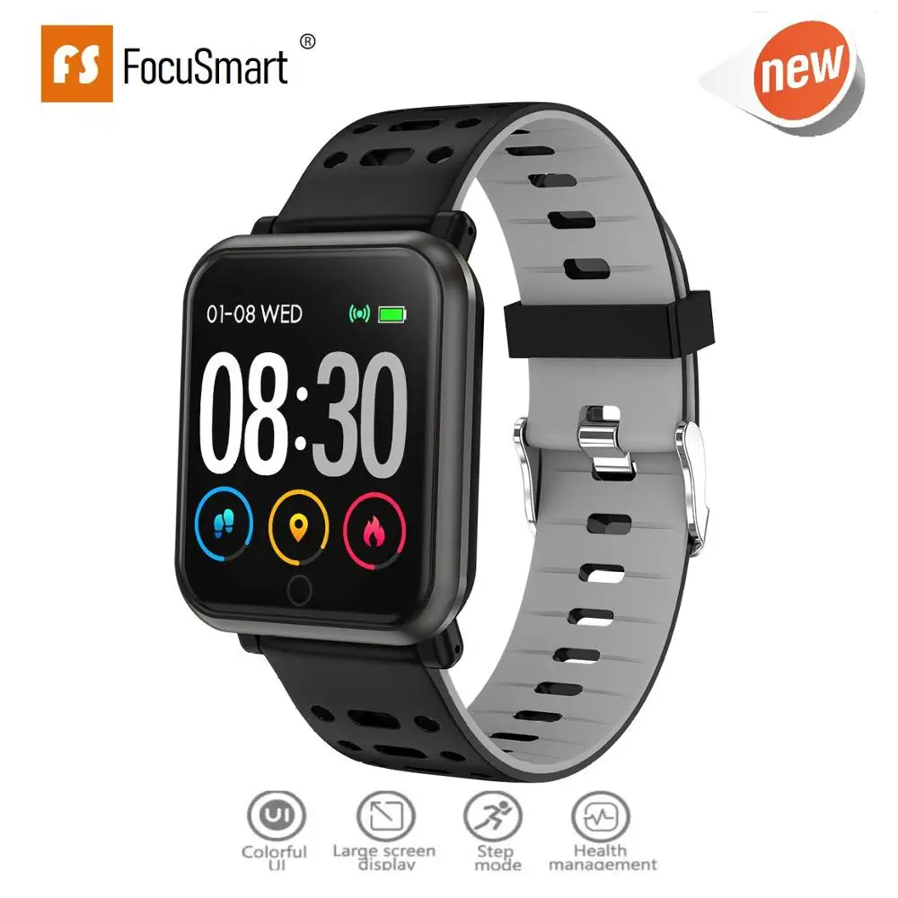 FocuSmart FS11 Smart Watch Fitness Tracker Blood Pressure HeartRate Monitor Waterproof Sport Smart Bracelet For IOS/Andriod
FocuSmart FS11 Smart Watch Fitness Tracker Blood Pressure HeartRate Monitor Waterproof Sport Smart Bracelet For IOS/Andriod