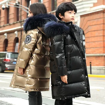 Children's down Jacket Mid-Length Winter New Large Fur Collar Children's Parent-Child Jacket Warm children's clothes in winter
Children's down Jacket Mid-Length Winter New Large Fur Collar Children's Parent-Child Jacket Warm children's clothes in winter