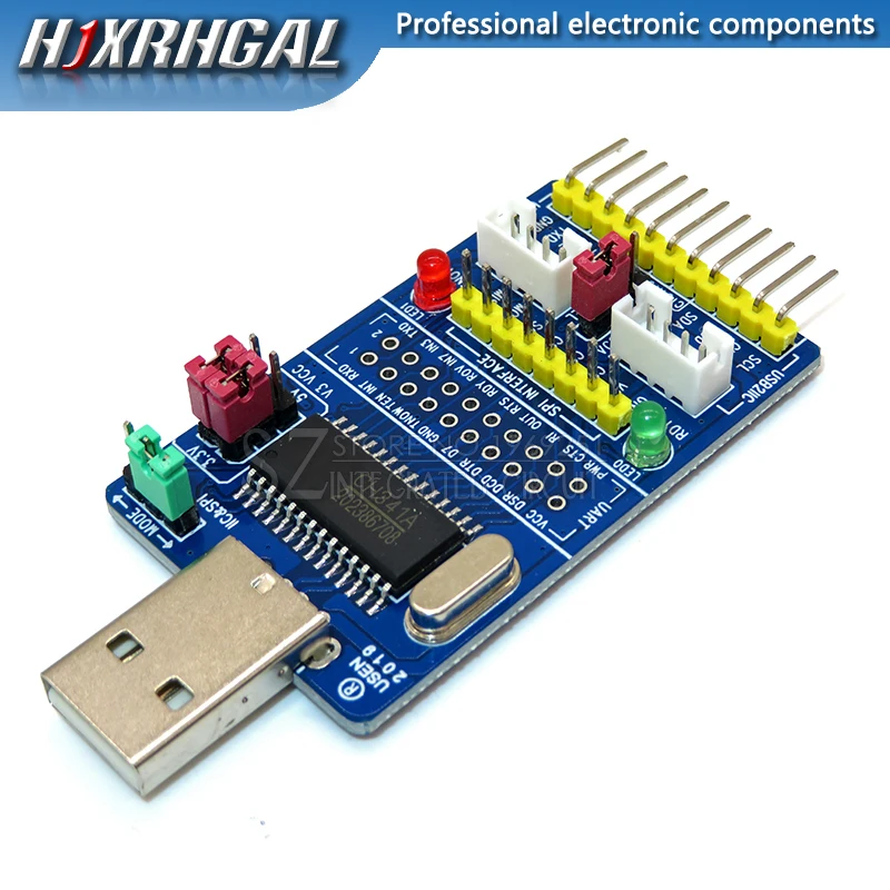 Все в одном CH341A USB к SPI I2C IIC UART TTL ISP Последовательный модуль адаптера EPP/MEM конвертер