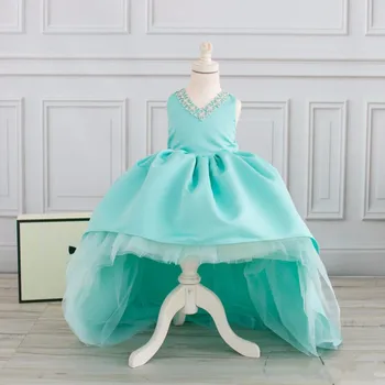 Lovely Girls Birthday Party Gowns with Crystals Bow Long Tail Custom Made Flower Girl Dress For Special Occasion Formal Wears
Lovely Girls Birthday Party Gowns with Crystals Bow Long Tail Custom Made Flower Girl Dress For Special Occasion Formal Wears