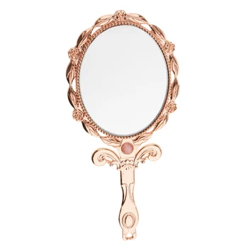 Vintage Hand Mirror Compact Makeup Mirror Folding Portable Cosmetic Mirror With Handle All-round Makeup Mirror 
Vintage Hand Mirror Compact Makeup Mirror Folding Portable Cosmetic Mirror With Handle All-round Makeup Mirror