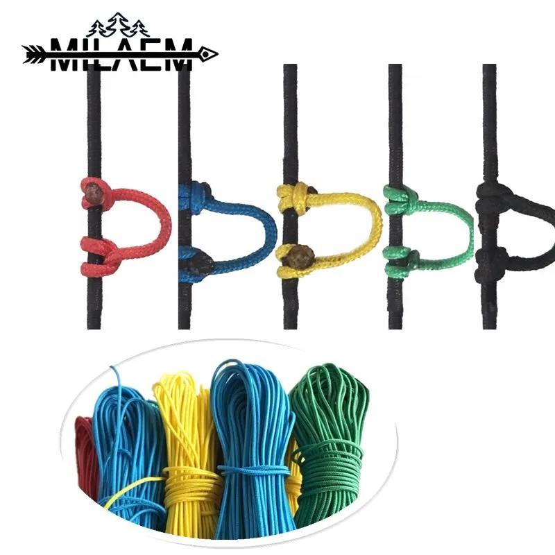 3 Meter Archery Compound Bow D Loop Rope Nylon String Cord Release U Rope Nocking D Ring Hunting Shooting Accessories Outdoor
3 Meter Archery Compound Bow D Loop Rope Nylon String Cord Release U Rope Nocking D Ring Hunting Shooting Accessories Outdoor